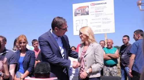 Aleksandar Vučić i Tijana Bajović