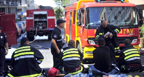 Požar u Komercionalnoj banci / Foto: Dušan Milenković | Foto: 