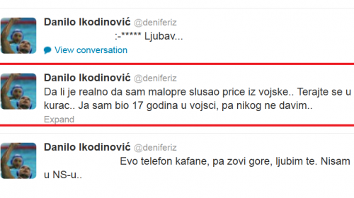 Dača ne trpi dosadne priče