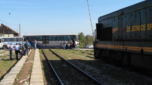 Blokada pruge u Kragujevcu