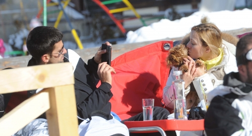 Novak Đoković i Jelena Ristić na Kopaoniku / Foto: Goran Srdanov | Foto: 