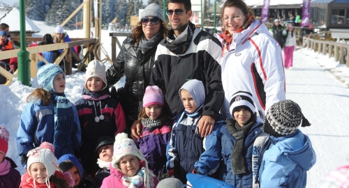 Novak Đoković i Jelena Ristić na Kopaoniku / Foto: Goran Srdanov | Foto: 