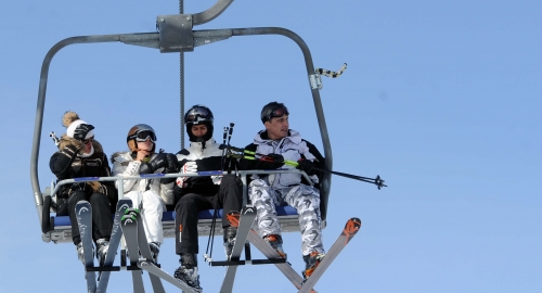 Novak Đoković i Jelena Ristić na Kopaoniku / Foto: Goran Srdanov | Foto: 