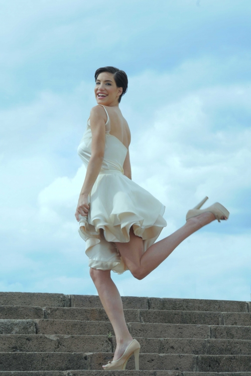 Nevena Milićević na fotkanju za magazin