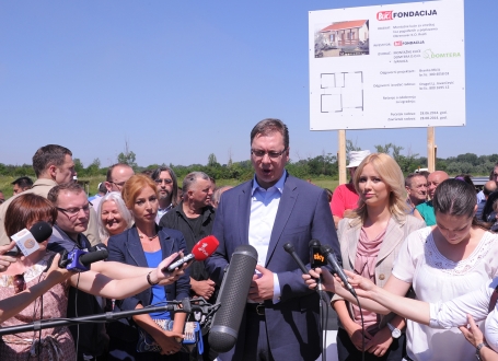 „blic fondacija“ gradi 10 kuća za obrenovčane