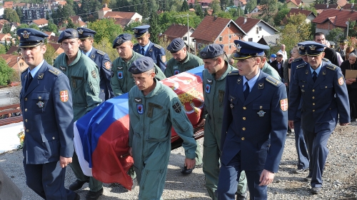 Sahrana pilota Gorana Savića