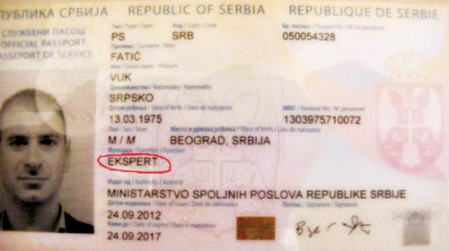 U Ministarstvu spoljnih poslova kriju broj ovakvih diplomatskih „eksperata“