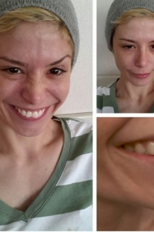 Ana Mihajlovski bez šminke