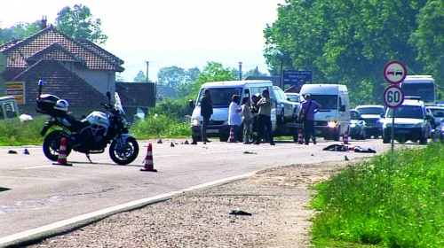 Ibarska magistrala, saobraćajna nesreća, motor