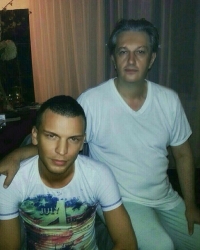 Peđa Božić sa Milomirom Marićem