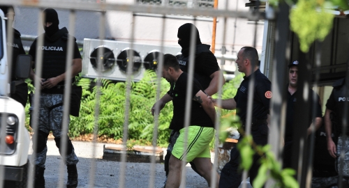 Sašu Cvetanovića sprovodi policija