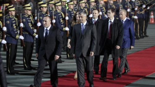 Ramuš Haradinaj i Hašim Tači