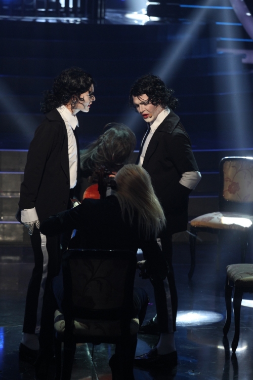 Tamara Dragičević i Aleksa Jelić kao Majkl Džekson  / Foto: Prva.rs