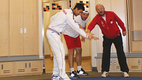 Spremni za  polufinale:  Nole i ekipa