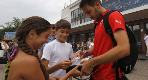 Pogledajte igrače Crvene Zvezde u Odesi | Foto: 