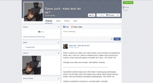 Osnivači grupe kažu da će uskoro postaviti nove slike koje će dokazati da je Tijana kod njih