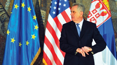 Predsednikov neverbalni govor...