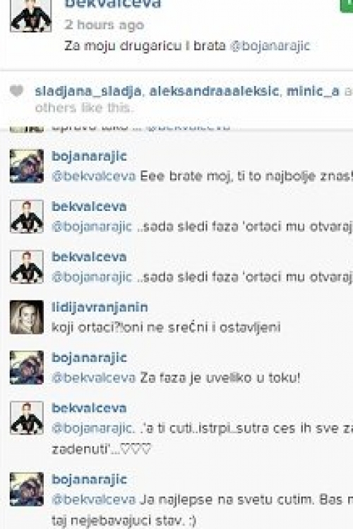 Nataša Bekvalac i Bojana Rajić